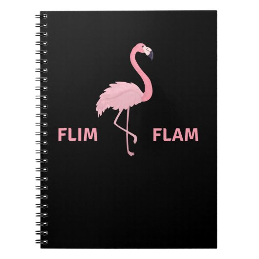 Flim Flam Flamingo Youtube Kinderen Notitieboek (Voorkant)