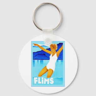 Flims ~ Zwitsers reizen Sleutelhanger