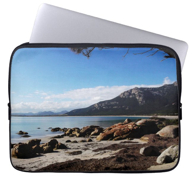 Flinders Island Tasmania 13-inch laptophoes Laptop Sleeve (Voorkant)