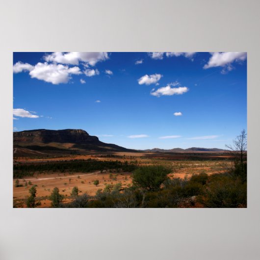 Flinders Ranges Outback Australië Poster (Voorkant)