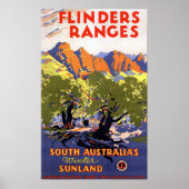  Flinders Ranges South Australia Winter Sun Poster (Voorkant)