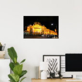 Flinders Station Melbourne Australië - Poster (Thuiskantoor)