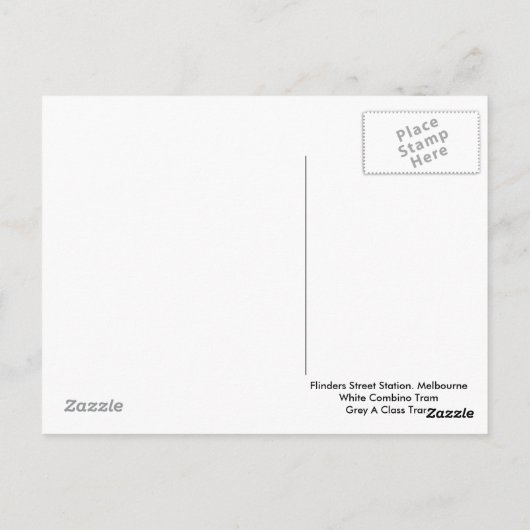 Flinders Street Station Briefkaart (Achterkant)