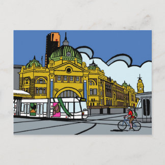 Flinders Street Station Briefkaart