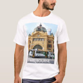 Flinders Street Station Melbourne Australië T-shirt (Voorkant)