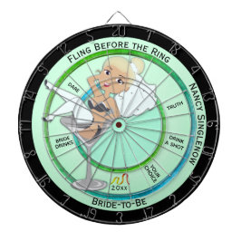 Fling before the Ring Bachelorette Party Blond Dartbord