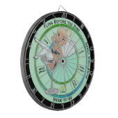 Fling before the Ring Bachelorette Party Blond Dartbord (Voorkant Links)