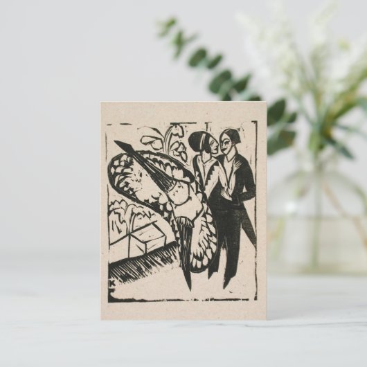 Fling Dancers, Kirchner Briefkaart (Staand voorkant)