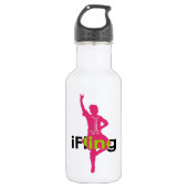 Fling Highland Dancer Waterfles (Voorkant)