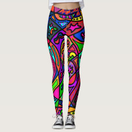 Flinke Leggings Kleurrijk Plezier