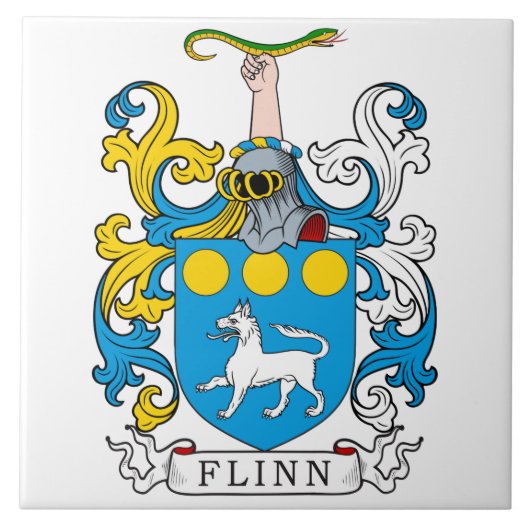 Flinn Family Crest Tegeltje (Voorkant)