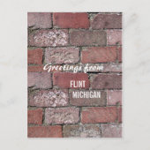 Flint Bricks Briefkaart (Voorkant)