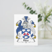 Flint Family Crest Briefkaart (Staand voorkant)