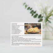 Flint Hills Cheese Soup Recipe Briefkaart (Staand voorkant)