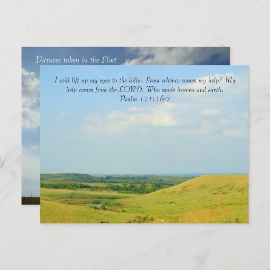 Flint Hills in Summer Briefkaart (Voorkant / Achterkant)