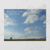 Flint Hills in Summer Briefkaart (Achterkant)