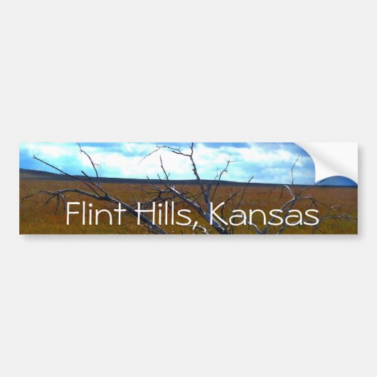 Flint Hills of Kansas bumper sticker (Voorkant)