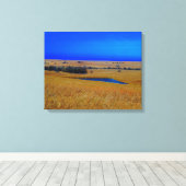 Flint HIlls of Kansas Canvas Print (Insitu (Houten vloer))