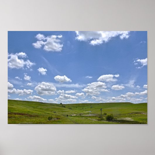 Flint Hills Ranch, Kansas Poster (Voorkant)