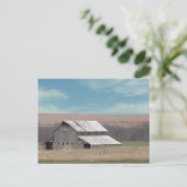 Flint Hills-schuur Briefkaart (Staand voorkant)