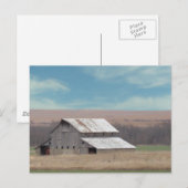 Flint Hills-schuur Briefkaart (Voorkant / Achterkant)