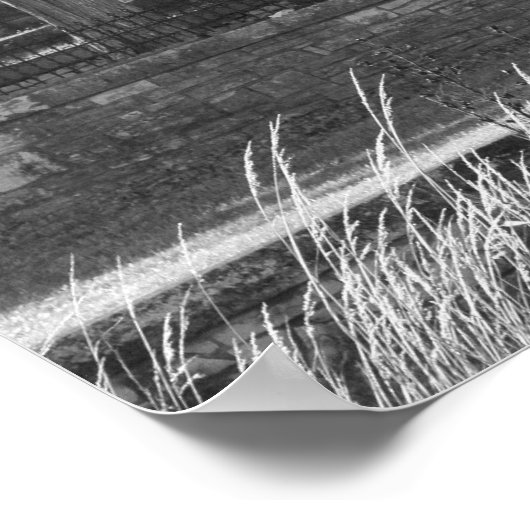 Flint HIlls van het poster Kansas (Hoek)