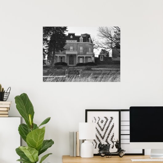 Flint HIlls van het poster Kansas (Thuiskantoor)