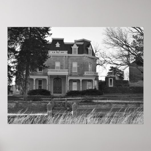 Flint HIlls van het poster Kansas (Voorkant)