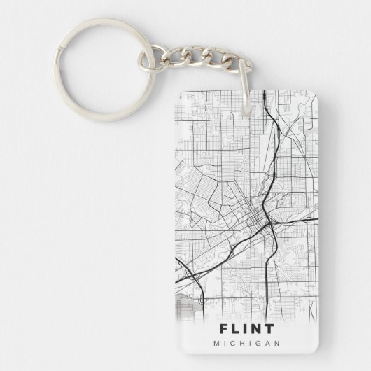 Flint Kaart Sleutelhanger (Voorkant)
