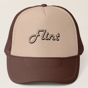 Flint Michigan Classic Retro Design Trucker Pet