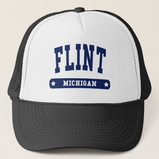 Flint Michigan College Style-T-shirts Trucker Pet (Voorkant)