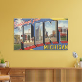 Flint, MichiganLarge Letter ScenesFlint, MI 2 Canvas Afdruk (Insitu (Woonkamer))