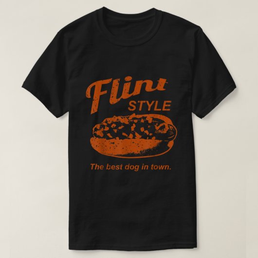 Flint Style Coney Hot Dog T-shirt (Design voorkant)