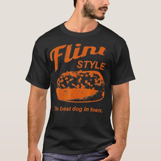 Flint Style Coney Hot Dog T-shirt (Voorkant)