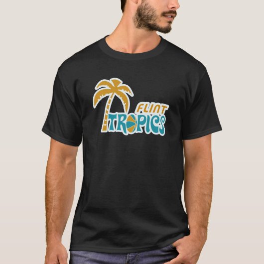 Flint Tropics Retro T-shirt (Voorkant)