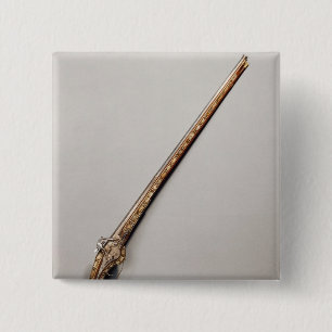Flintlock-geweer Vierkante Button 5,1 Cm