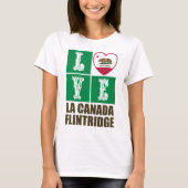 Flintridge voor Californië - staatskarakter La Can T-shirt (Voorkant)