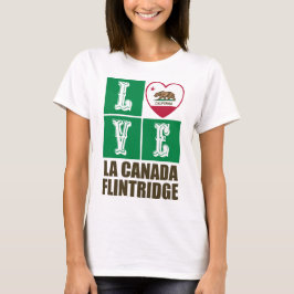 Flintridge voor Californië - staatskarakter La Can T-shirt