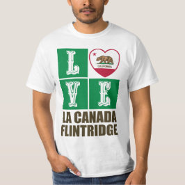 Flintridge voor Californië - staatskarakter La Can T-shirt