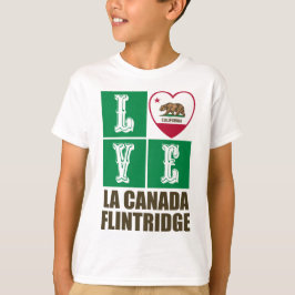 Flintridge voor Californië - staatskarakter La Can T-shirt
