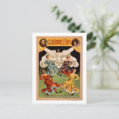 Flints Hypnotic Skirt Dance Theatrical Briefkaart (Staand voorkant)