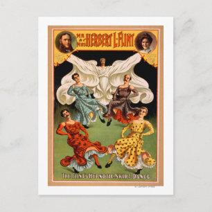 Flints Hypnotic Skirt Dance Theatrical Briefkaart
