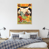 Flints Hypnotic Skirt Dance Theatrical Canvas Afdruk (Insitu (Slaapkamer))