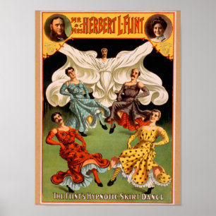 Flints Hypnotic Skirt Dance Theatrical Poster