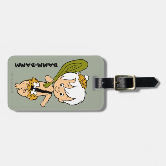 Flintstenen | Bamm-Bamm Rubble Bagagelabel (Voorkant horizontaal)