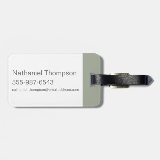 Flintstenen | Bamm-Bamm Rubble Bagagelabel (Achterkant horizontaal)