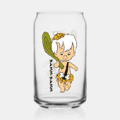 Flintstenen | Bamm-Bamm Rubble Blikvorm Glas (Voorkant)