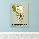 Flintstenen | Bamm-Bamm Rubble Canvas Afdruk (Insitu (Houten vloer))