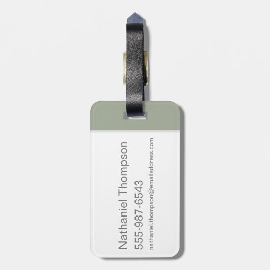 Flintstenen | Barney Rubble Bagagelabel (Achterkant verticaal)