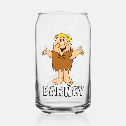 Flintstenen | Barney Rubble Blikvorm Glas (Voorkant)